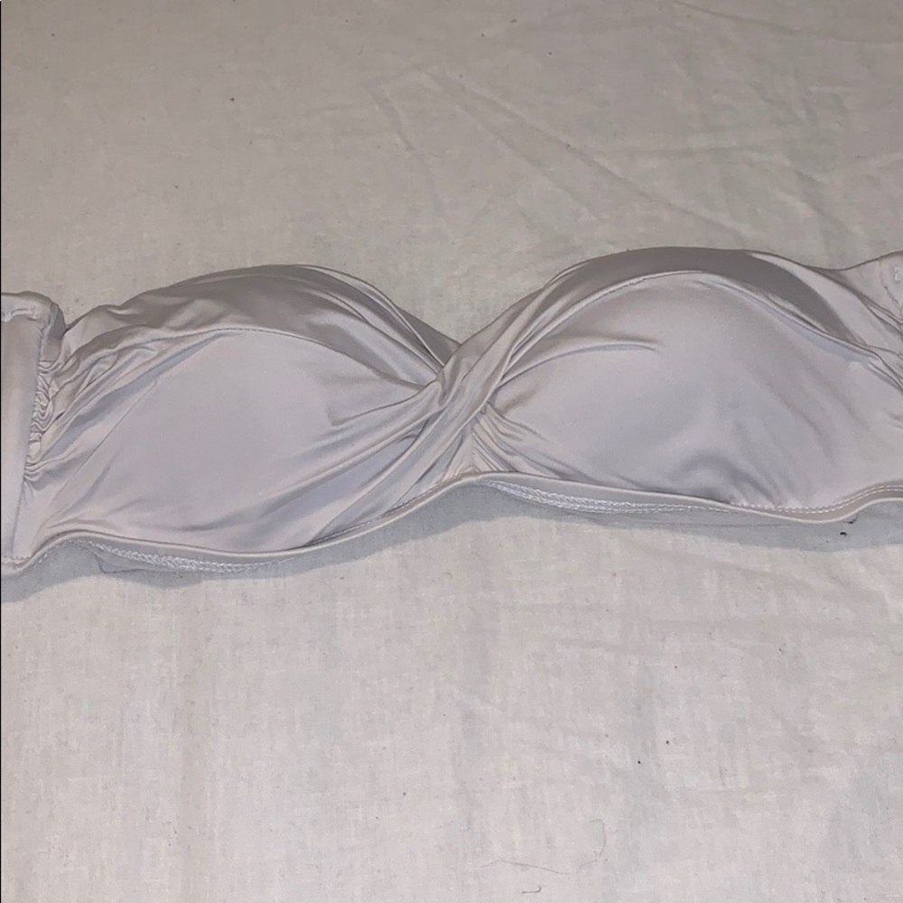 White swim suit top